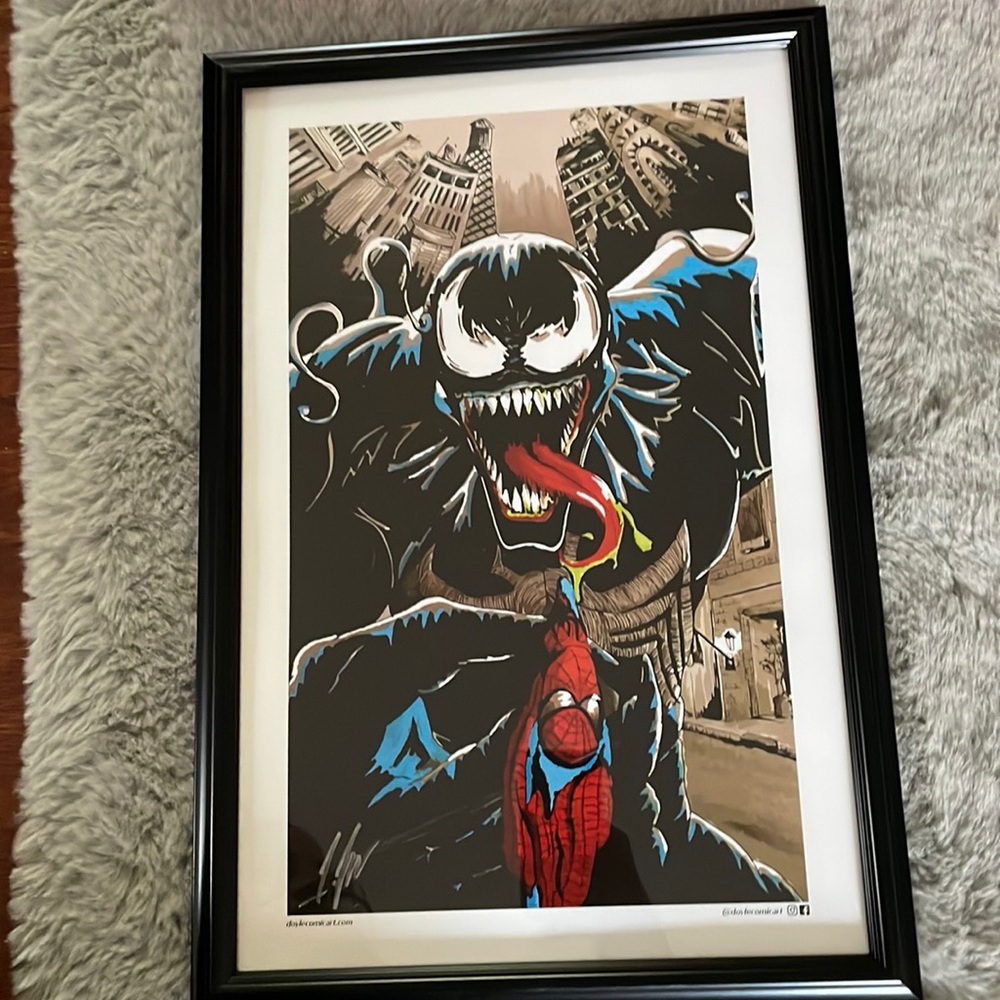 11x17 venom posted in frame